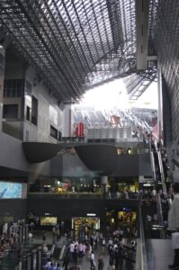 kyoto japan, granvia hotel the hotel is on top of…
